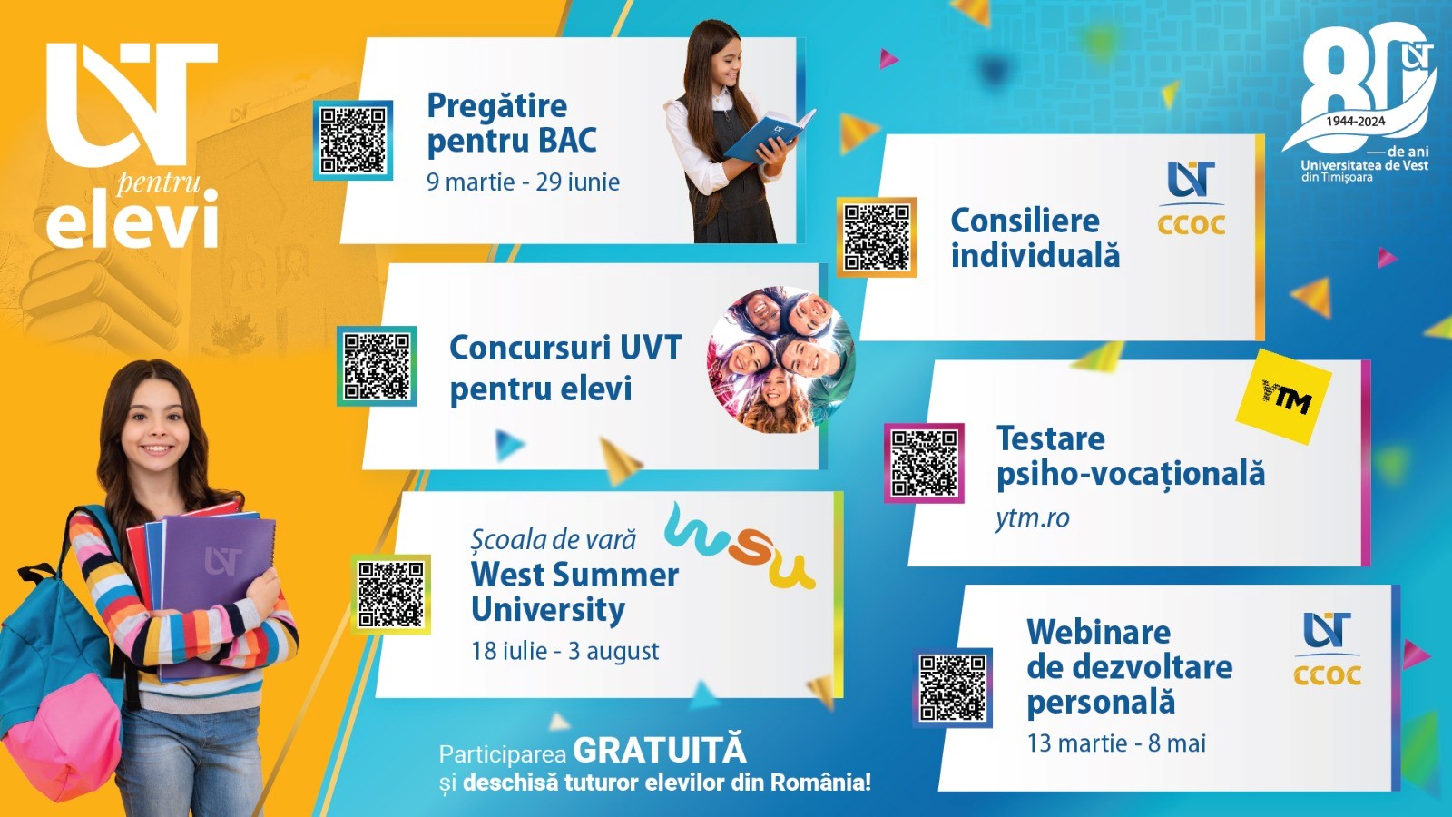 Lansarea Programului Integrat Uvt Pentru Elevi Format Din Sesiuni De